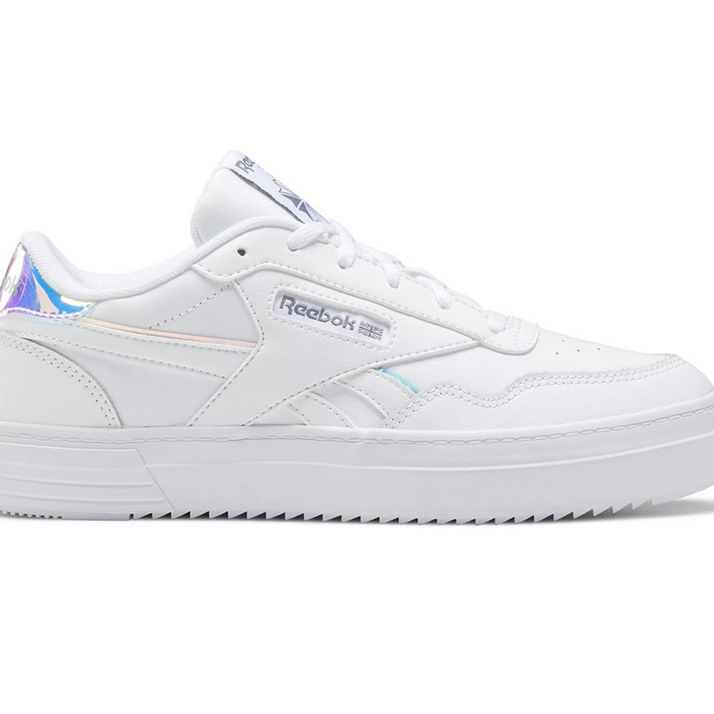Reebok Classic Club MEMT iridescent/holographic sneaker